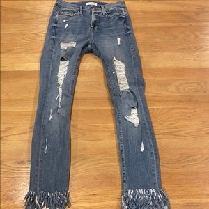 Good American ripped jeans